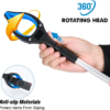 2-Pack Grabber Reacher Tool & Reacher Grabber Pickup Tool,32 Inch Upgrade Foldable Grabber Tool with 4 Inch Wide Jaw and 360° Rotating Head,Mobility Aid Assist Grabbers for Seniors (Blue)