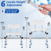 140a34a8e82fda467ea8c55f8b15baaf.png Shower Chair for inside Shower 450 LB Heavy Duty, Handicap Toilet Chairs for Seniors with Arms, Shower Seat for Elderly and Disabled inside Tub, Padded Bath Chairs for Shower Stall