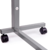 1c4c1afefc3a8d9ffb443067567a3f9b.png Medical Cart Pneumatic Adjustable Overbed Table with Wheels – Rolling Bedside Table for Hospital, Portable Standing Cart & Laptop Desk for Bed, Couch, Wheelchair
