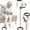 552071ee4b21b4b90383139a1827f54e.png 6 Gear Adjustable Quad Cane,Quad Cane Portable Stick Men & Women and Seniors,For Balance, Knee Injuries, Leg Surgery Recovery & Mobility