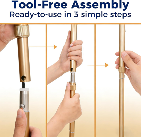 a2f953d243b2f1d7acf768f2a047e751.png 6 Gear Adjustable Quad Cane,Quad Cane Portable Stick Men & Women and Seniors,For Balance, Knee Injuries, Leg Surgery Recovery & Mobility